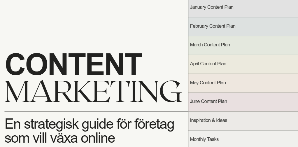 Illustration som förklarar vad content marketing innebär – strategisk innehållsmarknadsföring som bygger varumärke, stärker SEO och skapar långsiktig kundrelation genom värdefullt och relevant innehåll.