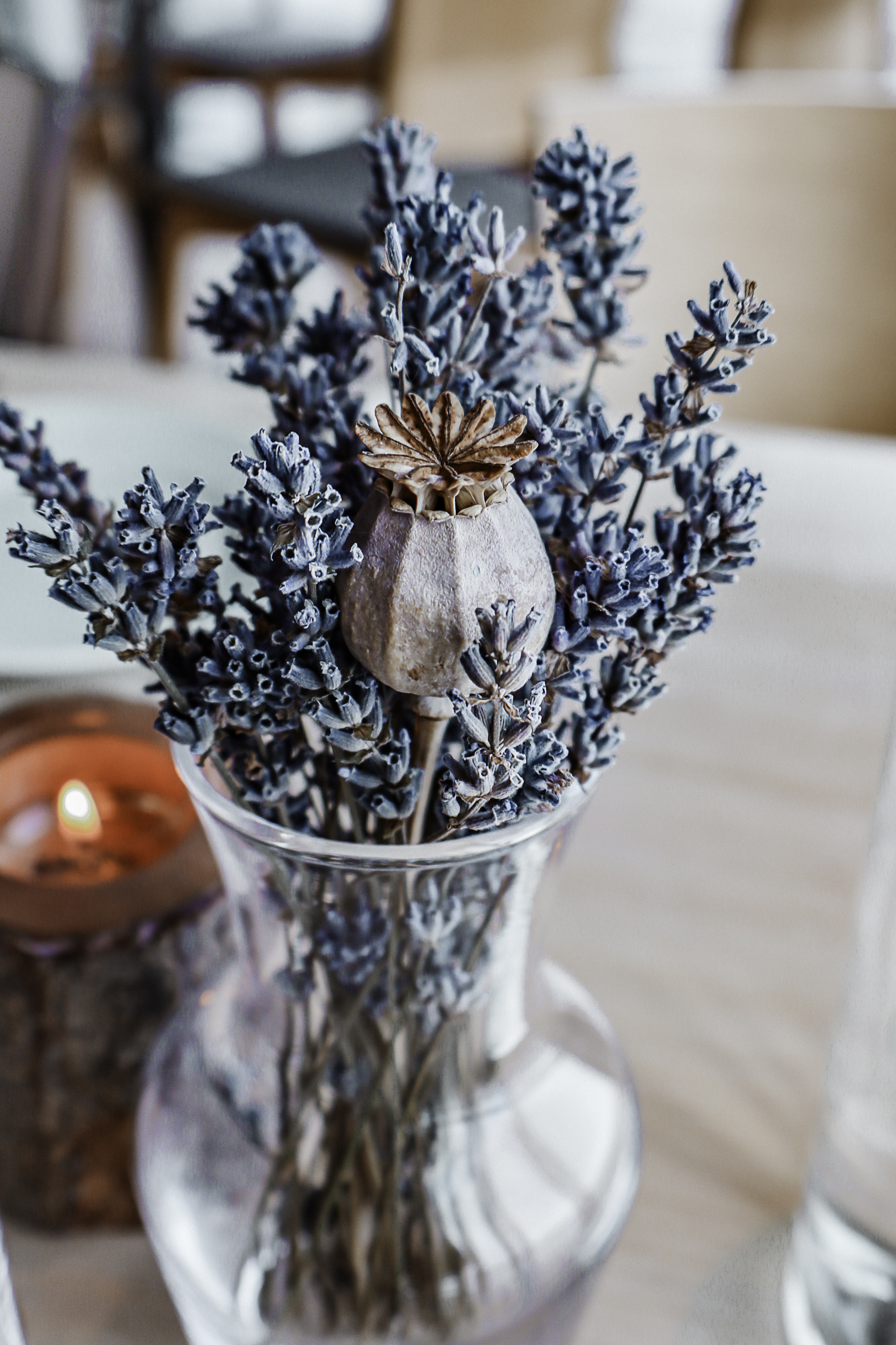 Flower bouquet on a table