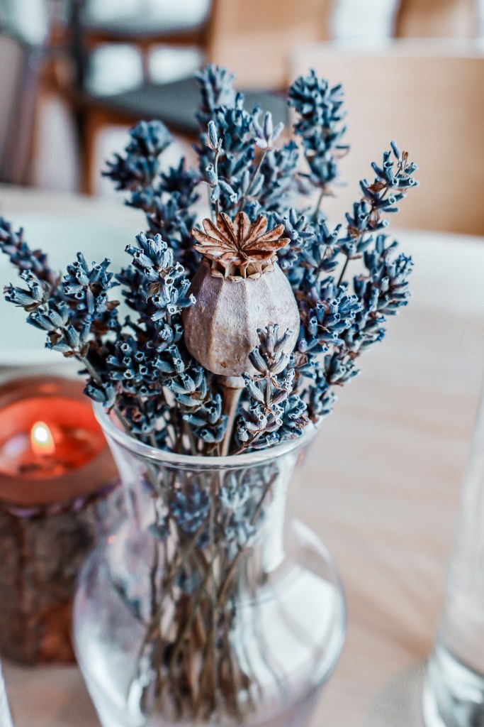 Flower bouquet on a table
