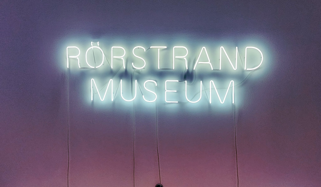 Sign of the Rörstrang Museum in Lidköping