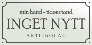logo av företag Inget Nytt i Lidköping